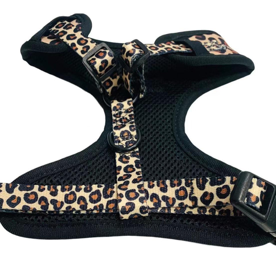 Adjustable Dog Harness, Leopard, view 2