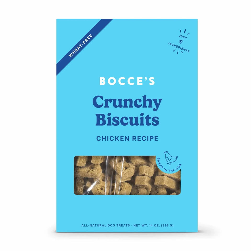 Bocce's Bakery Chicken Biscuit Boxes Dog Treats 14 oz - Pets Perfect