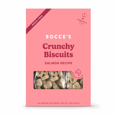 Bocce's Bakery Salmon Biscuit Boxes Dog Treats 14 oz - Pets Perfect