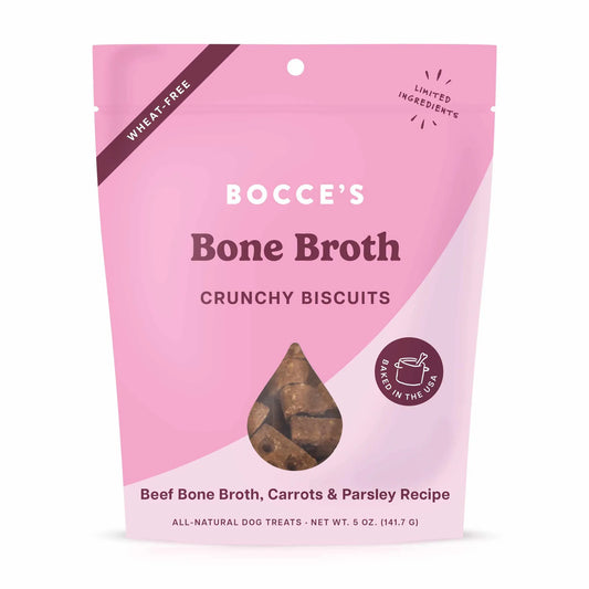 Bocce's Bakery Bone Broth Biscuit Dog Treats - 5oz