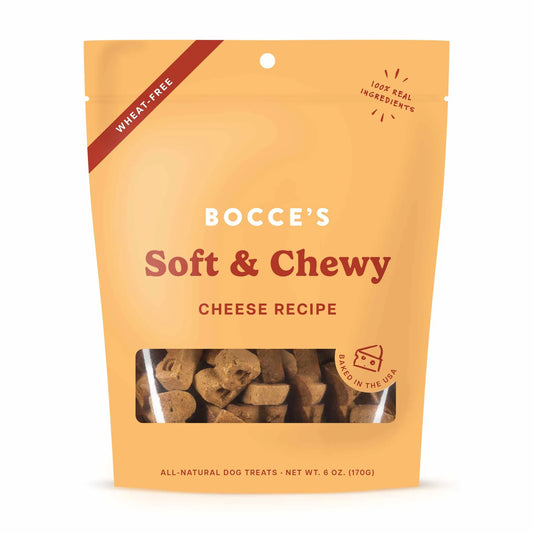 Bocce's Bakery Cheese Cheddar - Extra-Soft Snacks for Seniors & Puppies (6oz)