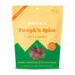 Pumpkin Spice Dog Treats - Soft Chewy Wheat-Free Biscuits with Real Pumpkin & Peanut Butter 6oz