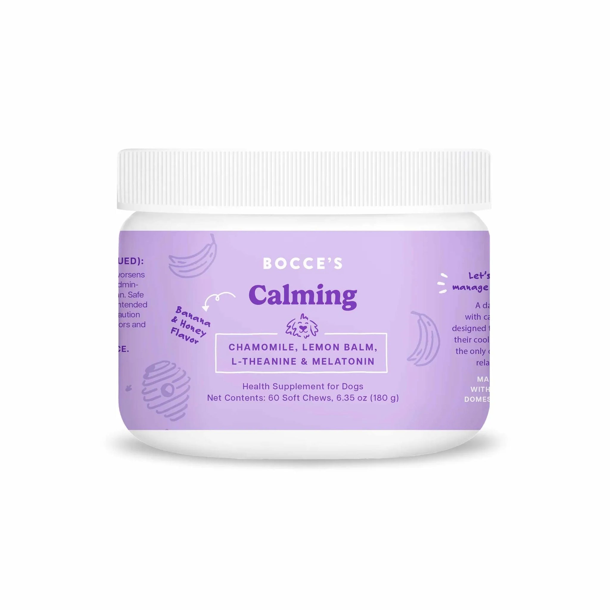 Bocce's Bakery Calming Soft Chew Dog Supplements 60 Count