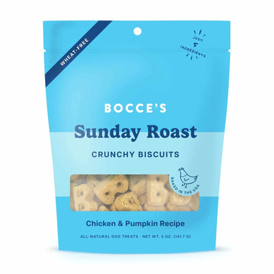Bocce's Bakery Sunday Roast Biscuit Bags Dog Treats 5 oz - Pets Perfect