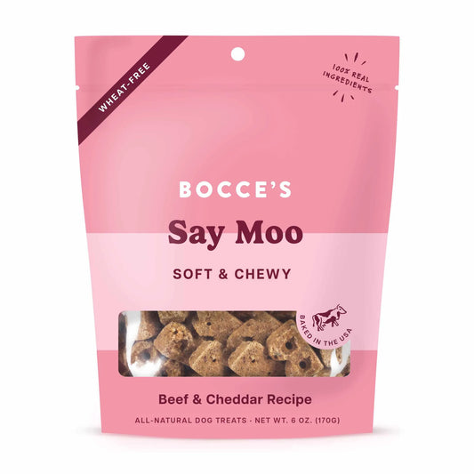 Bocce's Bakery Say MOOOO - Beef Cheddar Soft Snacks (6oz)