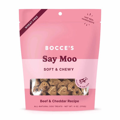 Bocce's Bakery Say MOOOO Soft & Chewy Dog Treats 6 oz - Pets Perfect