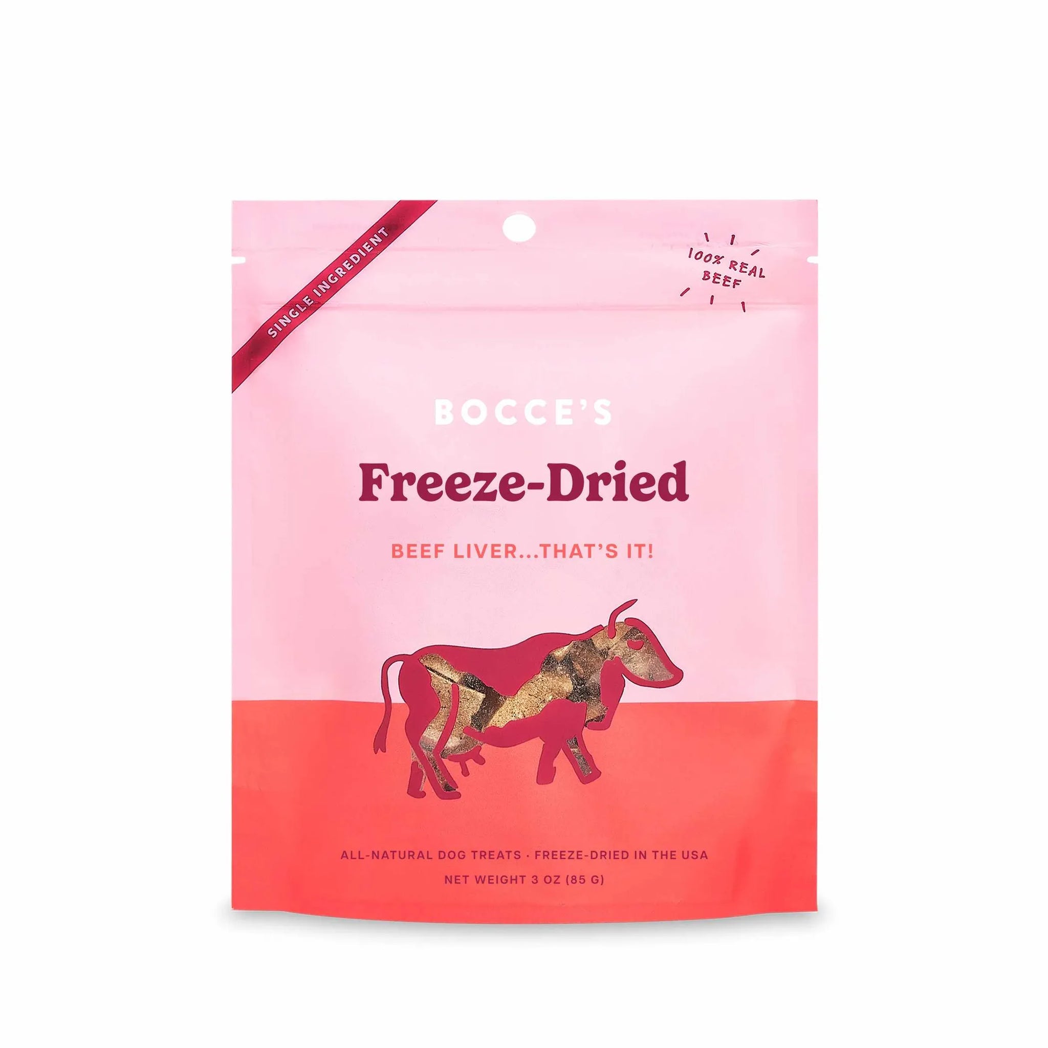 Bocce's Bakery Beef Liver Freeze Dried Treats 3oz