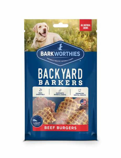 Barkworthies Backyard Barkers Beef Collagen Dog Chews