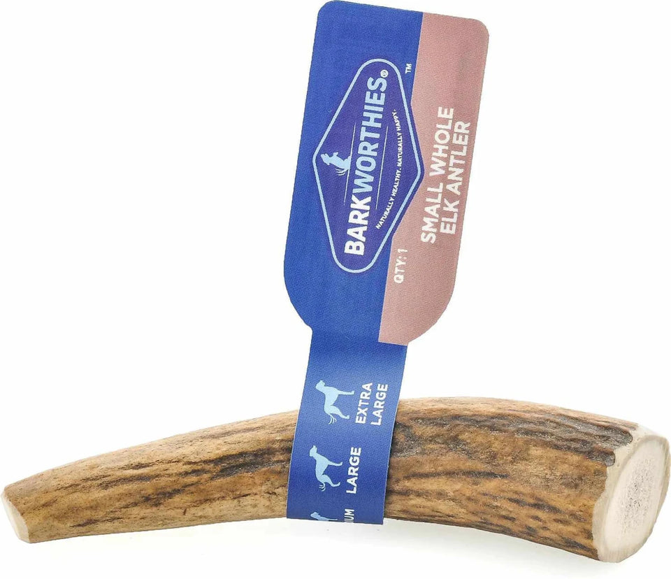 Barkworthies Whole Elk Antler Dog Chew - Pets Perfect