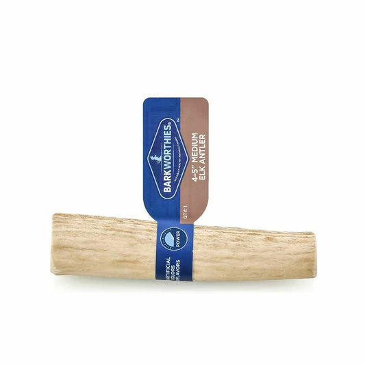 Elk Antler Dog Chew - Premium Whole Antler with Marrow - Natural Long-Lasting Chew for Dogs