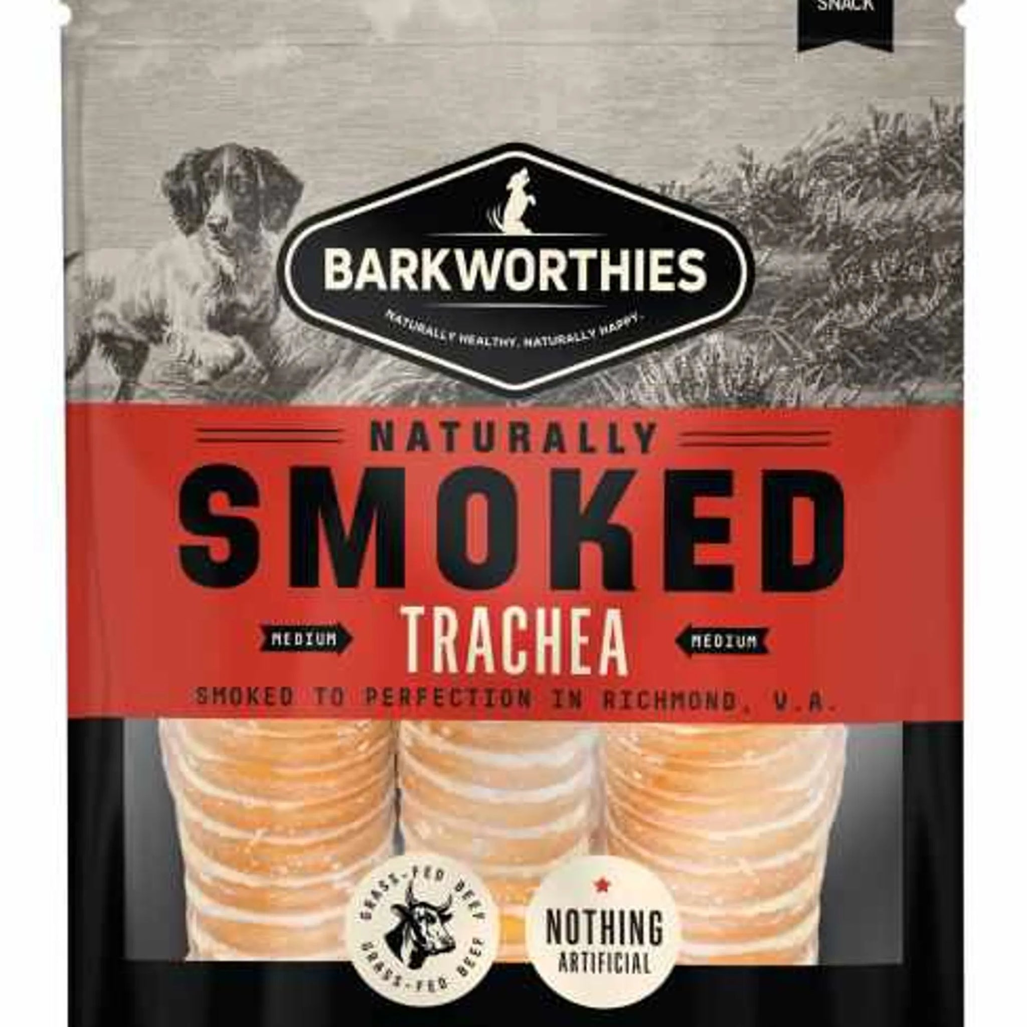 Barkworthies Smoked 6" Trachea 3pk