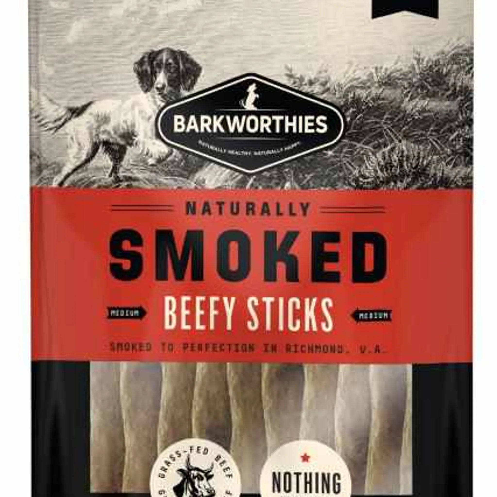 Barkworthies Smoked Beef Stick 15pk