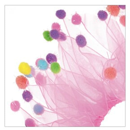 Charming Pet Birthday Collar Pom Pom Party