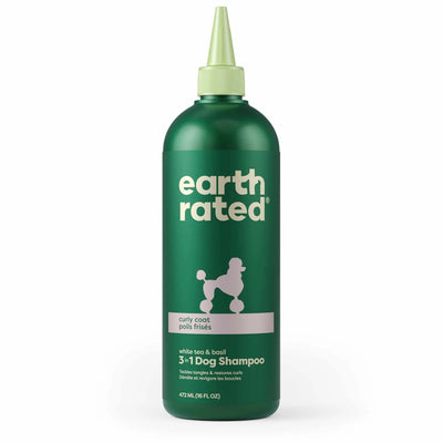 Earth Rated 3 in 1 Dog Shampoo Curly Coat 16 oz - Pets Perfect