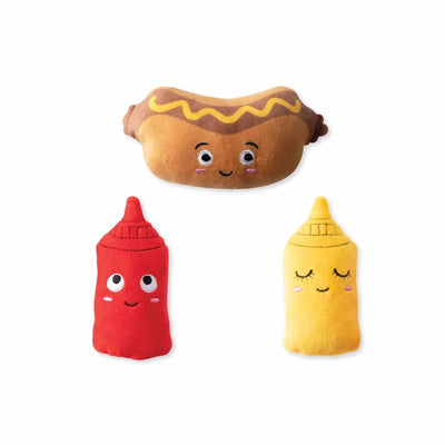 Wagsdale Let's Be Frank 3pc Small Dog Toy Set - Pets Perfect