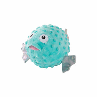 PetShop by Fringe Studio Puffed Up Puffer Fish Plush Dog Toy - Pets Perfect