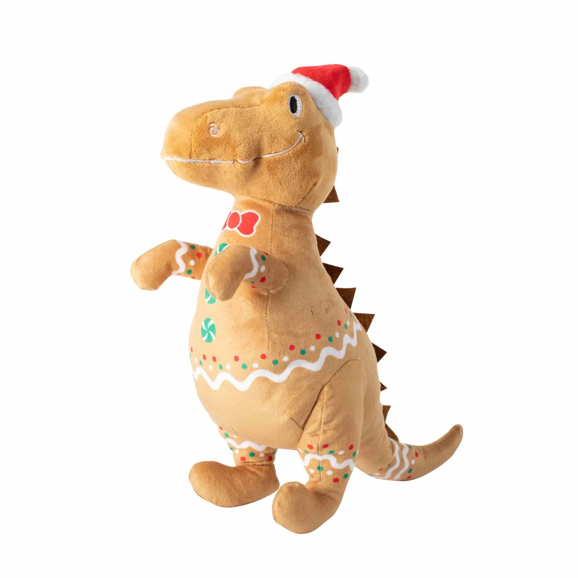 PetShop by Fringe Studio Cookie-Saurus Plush Dog Toy.