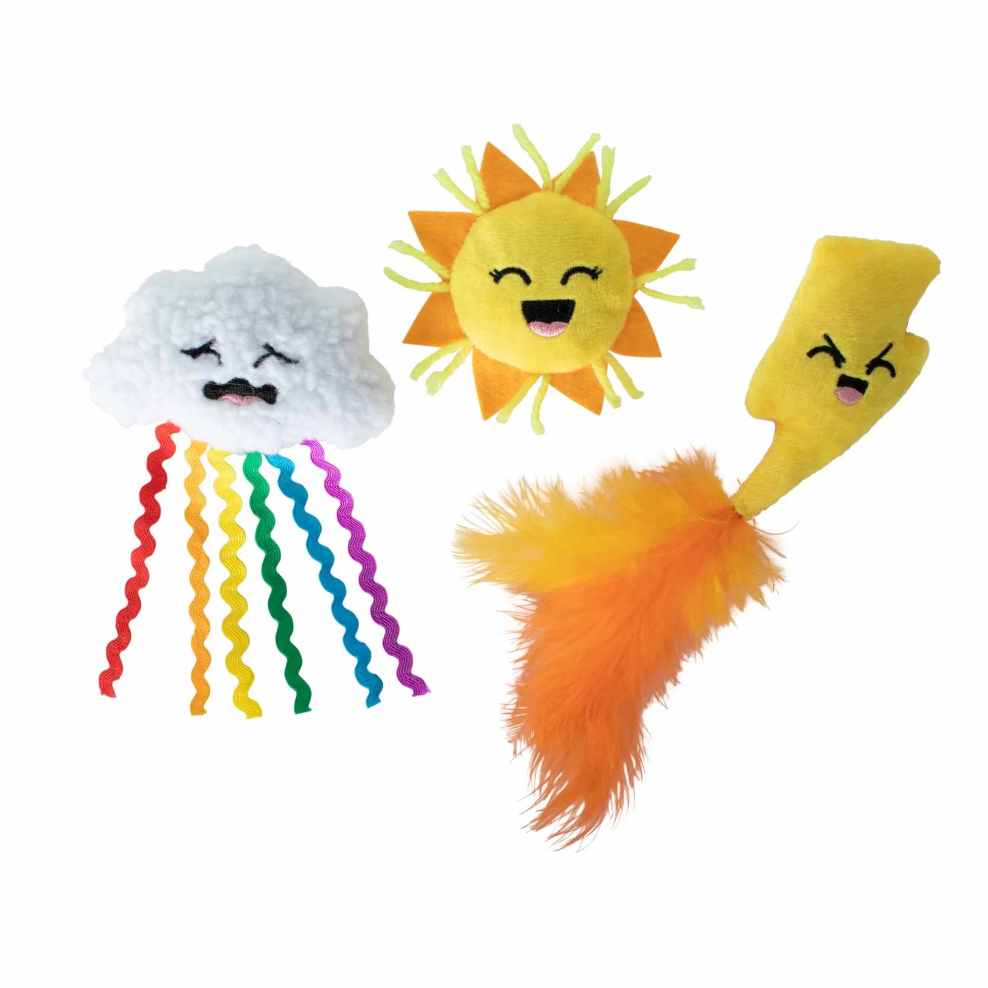 PetShop by Fringe Studio Purr - fect Weather Cat Toy Set 3pc - Pets Perfect