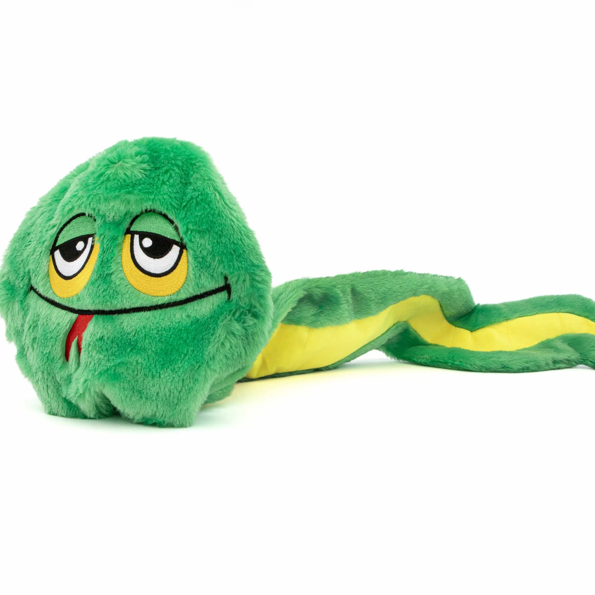 GURU Pet Company Hide-A-Tail Green Snake Interactive Plush Dog Puzzle Toy