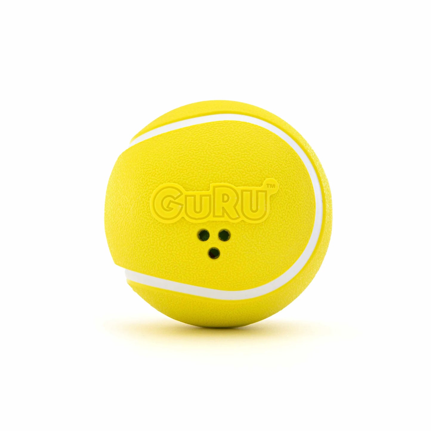GURU Pet Company Giggling Tennis Ball Dog Fetch Toy Large