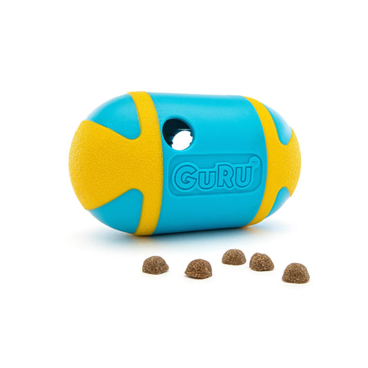 GURU Rock 'N Treat Dog Toy - Interactive Treat Dispenser Medium