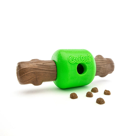 GURU Spin & Treat Dog Toy - Chew Stick Treat Dispenser Medium