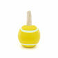 Interactive Tennis Ball Dog Toy with Treat Dispenser - Durable Squeaky Chew Toy for Medium Dogs