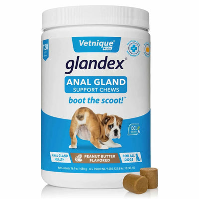 Glandex Anal Gland Soft Dog Chew Peanut Butter - Pets Perfect