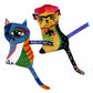 KONG(R) Artz Kahlo / Picasso Cat Toy 2pk featuring colorful artistic cat designs for playful pet supplies.