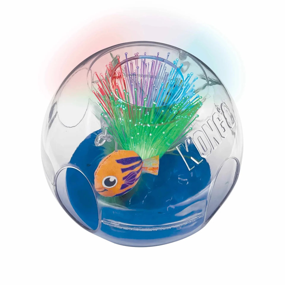 KONG Bat-A-Bout Glow Aquarium Cat Toy - Pets Perfect