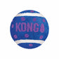 KONG(R) Cat Active Tennis Balls w/Bells Cat Toy in blue with purple dots designed for interactive cat play and exercise