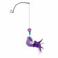 KONG(R) Connects Window Teaser Assorted Cat Toy with purple bird and suction cup for cat play and stimulation