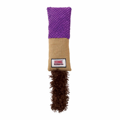 KONG Kickeroo Cuddler Cat Toy - Interactive Kicker Toy with Catnip and Burlap Texture