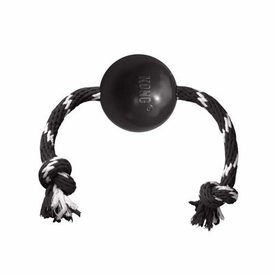 KONG Extreme Ball with Rope Dog Toy Large, 1