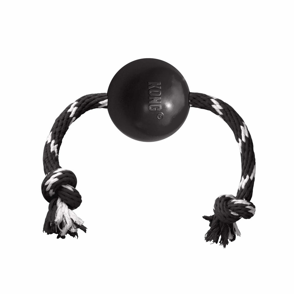 KONG Extreme Ball with Rope Dog Toy Large, 1