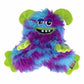 KONG(R) Frizzles Razzle Dog Plush Toy Medium soft colorful furry dog toy with green ears and paws