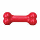 Red durable dog toy shaped like a bone with KONG(R) logo embossed, KONG(R) Goodie Bone(R) Dog Chew Toy