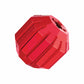 Red durable interactive pet toy ball with textured grooves, KONG(R) Stuff-A-Ball(R) Enrichment Medium for mental stimulation.