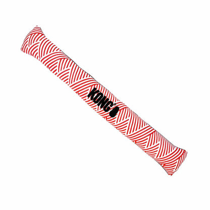KONG(R) Maxx Stick Dog Fetch Toy in red and white with bold black logo, designed for durable dog play and fetch.