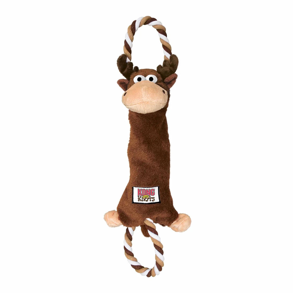 KONG Tugger Knots Moose Dog Rope Dog Toy Medium/Large - Pets Perfect
