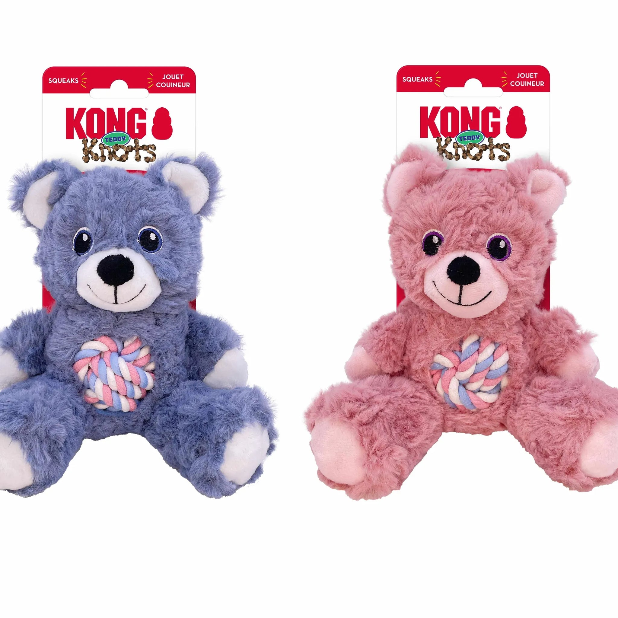KONG(R) Knots Teddy Dog Rope Toy Assorted