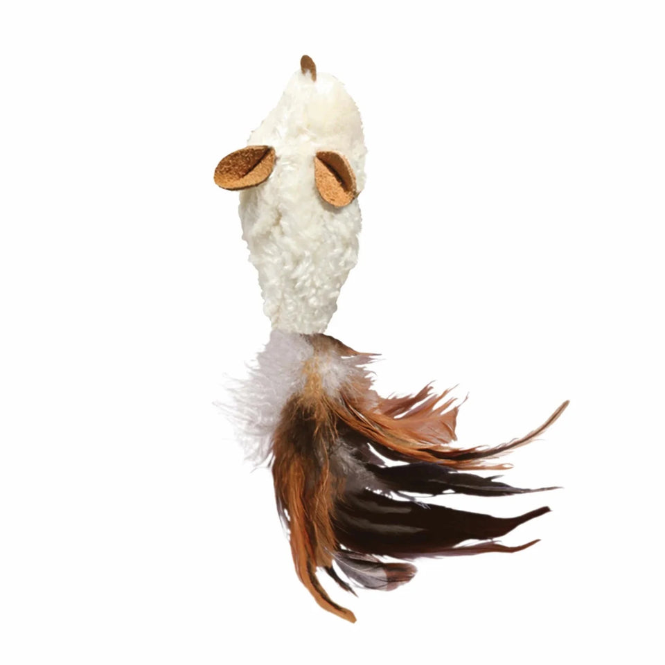 KONG Refillables Feather Mouse Cat Toy - Pets Perfect