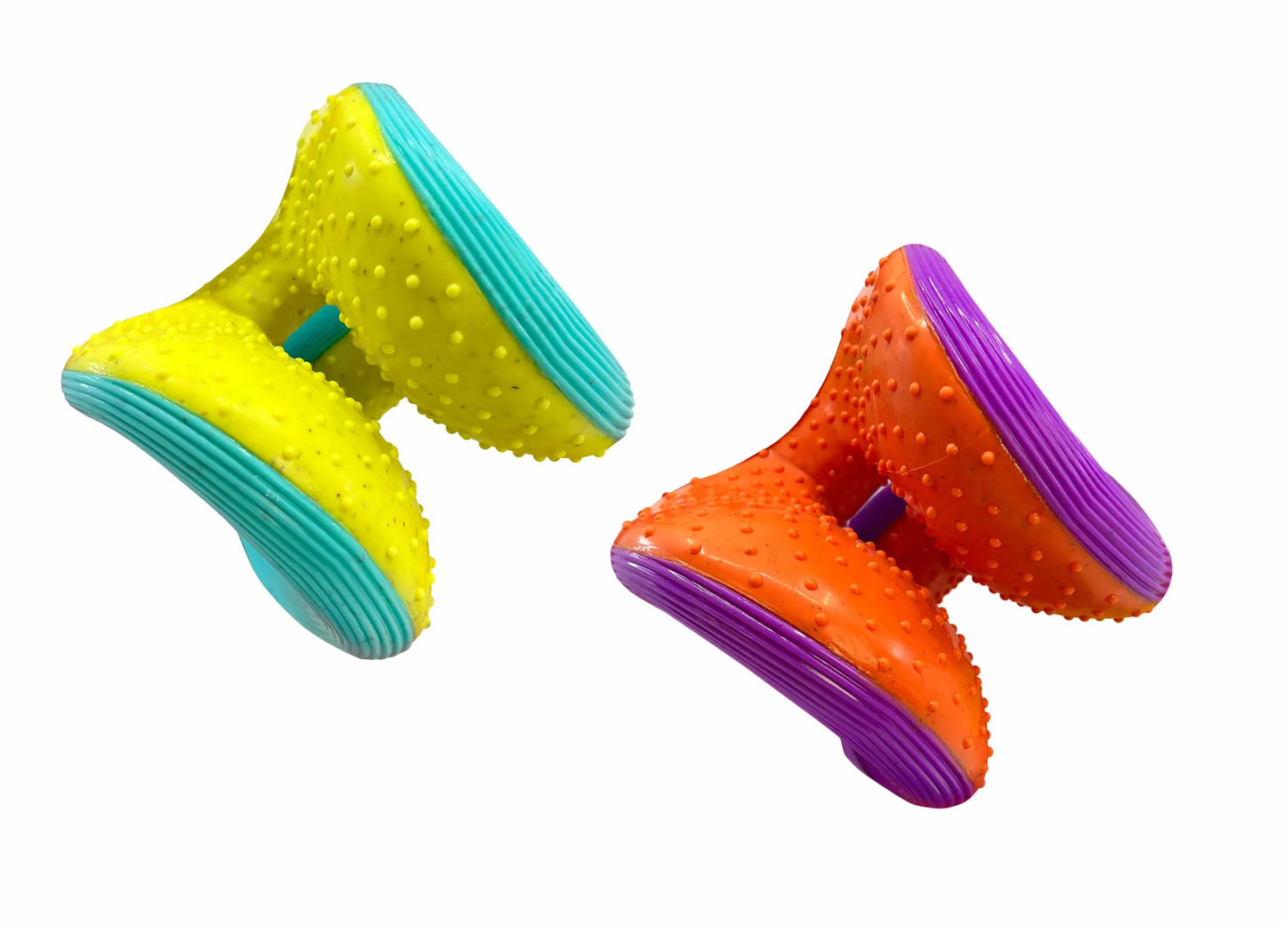 KONG Rerun Whoosh Ball Dog Fetch Toy - Eco-Friendly Recycled Material with Treat Holder & Teeth Cleaning Nubs