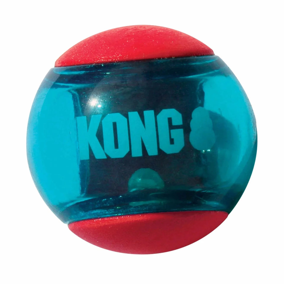 KONG Squeezz Action Ball Dog Chew Toy - Pets Perfect