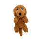 KONG Comfort Pups Goldie Dog Plush Toy - Super-Soft Squeaky Cuddle Toy with Crinkle Ears | Medium