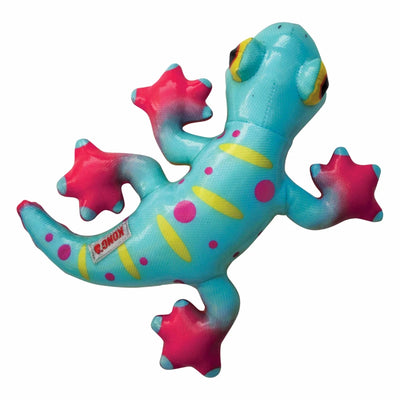 KONG Shieldz Tropics Gecko Dog Chew Toy Medium - Pets Perfect