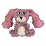 Bunny Plush Dog Toy with Sliding Ears - Medium Soft Squeaky Toy for Interactive Play