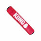 Red durable dog toy with KONG logo, designed for fetch and chew play, KONG(R) Signature Stick Dog Fetch Toy.
