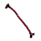 KONG(R) Signature Rope Mega Dual Knot Dog Toy 40" in red and black for durable dog play and chewing activity