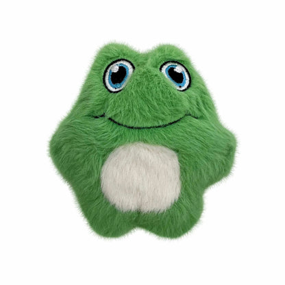 KONG Snuzzles Mini Frog - XS Plush Squeaky Dog Toy for Small Dogs
